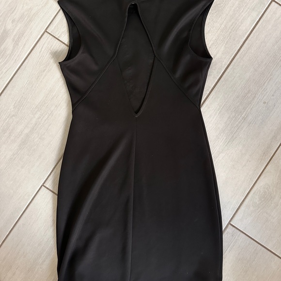 Forever 21 Black Dress with Gold Accents - Picture 3 of 4